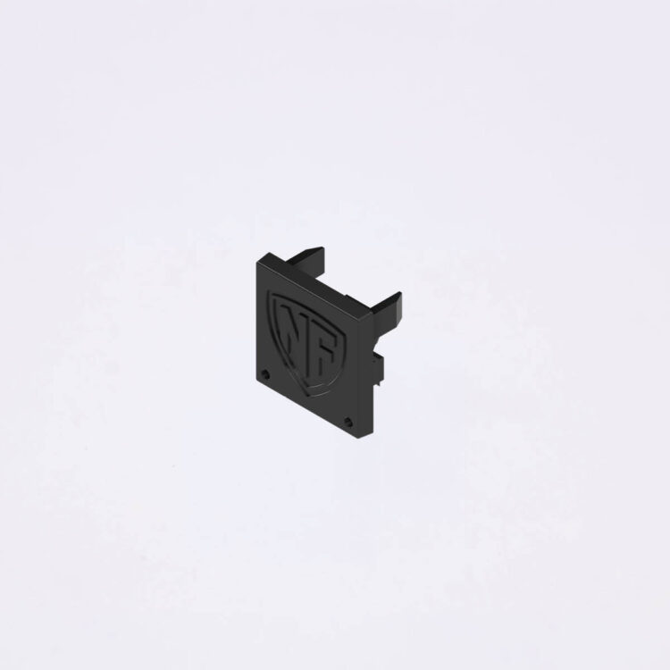NOVA Style Cap SLIM PV Montagesysteme Schwarze Endkappe für die U-Rail SLIM Novafixx