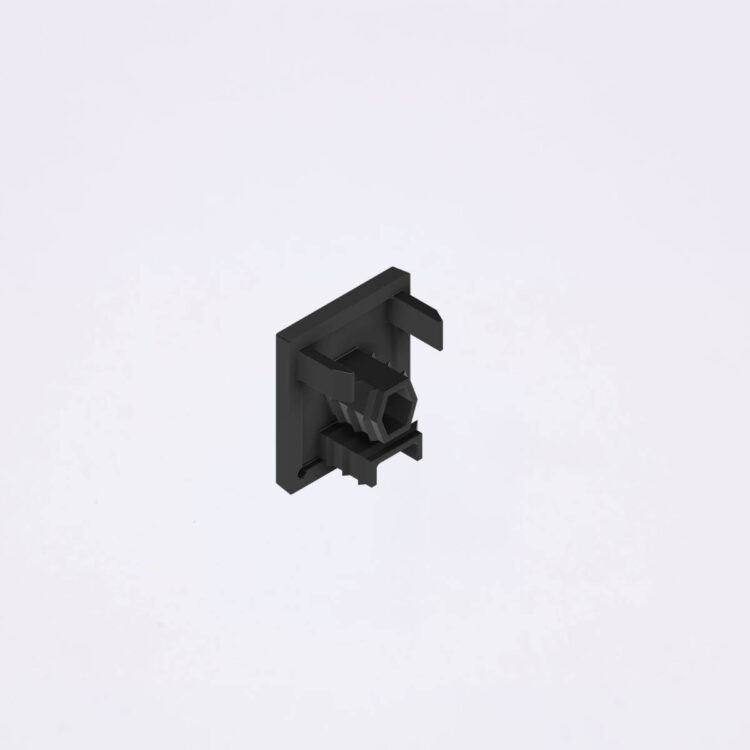 NOVA Style Cap TOP PV Montagesystem Schwarze Endkappe für die U-Rail TOP Novafixx