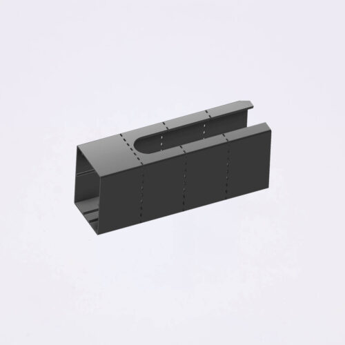 NOVA Style Sleeve MAXX PV Montagesystem Schwarze Abdeckung für die U-Rail MAXX Novafixx
