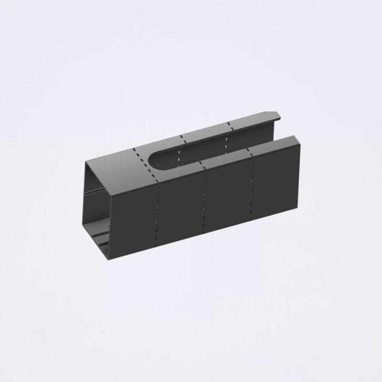 NOVA Style Sleeve MAXX PV Montagesystem Schwarze Abdeckung für die U-Rail MAXX Novafixx