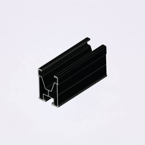NOVA U-Rail MAXX black Photovoltaik Montagesystem PV Modulschiene für Schrägdach schwarz eloxiert Novafixx