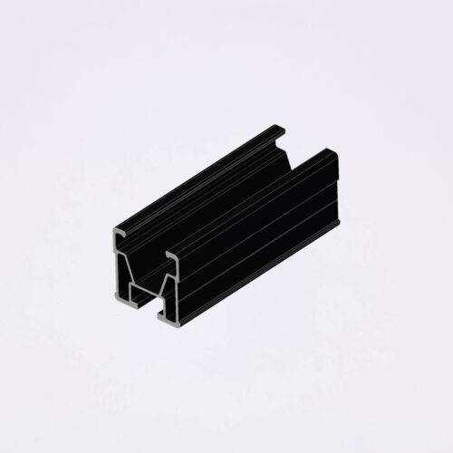 NOVA U-Rail SLIM black Photovoltaik Montagesystem PV Modulschiene für Schrägdach schwarz eloxiert Novafixx