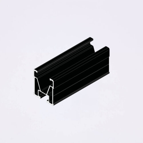 NOVA U-Rail TOP black Photvoltaik Montagesystem PV Modulschiene für Schrägdach schwarz eloxiert Novafixx