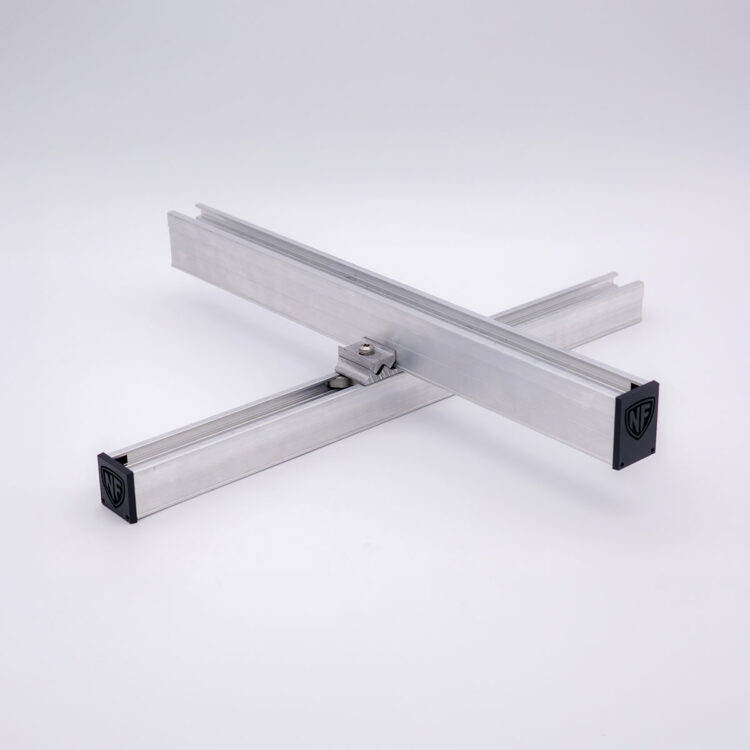 NOVA X-CON PV Montagesystem Kreuzverbinder für das NOVA U-Rail System Novafixx